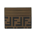 Fendi Card Case F Is Brown
