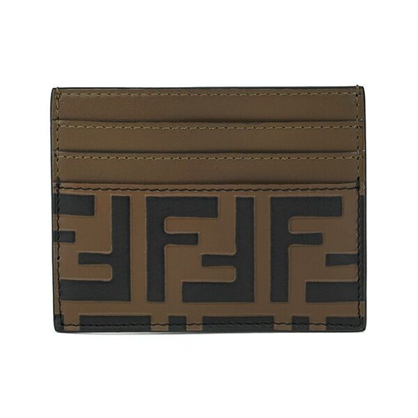 Fendi Card Case F Is Brown