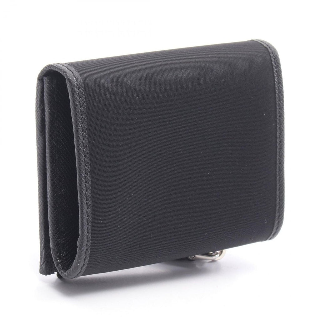 Prada Bifold Wallet Re-Nylon Black Nylon Leather Card Case — view 2