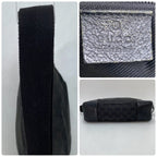 Gucci Shoulder Bag Messenger GG Canvas Black — view 4