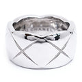 Chanel 18K White Gold Coco Crush Ring Large