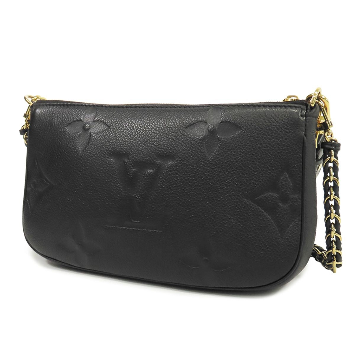 Louis Vuitton Pochette Accessoires Black Monogram Empreinte Shoulder Bag — view 2