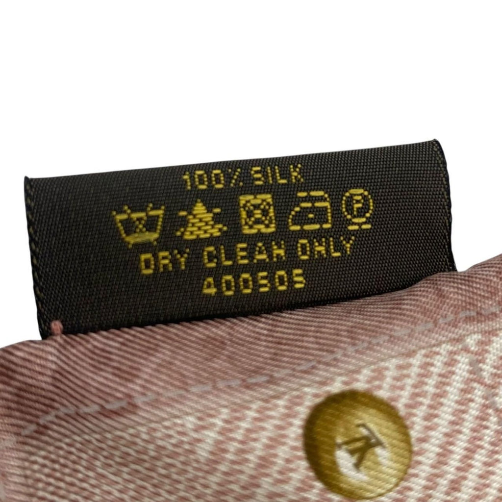 Louis Vuitton Bandeau New Denim Pink Silk Twilly — view 3