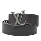 Louis Vuitton Ceinture LV Belt 90 36 Black Leather