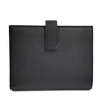 Hermes Bearn Compact Bifold Wallet Monochrome So Black Vo Madame — view 3