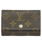 Louis Vuitton LV Multicles 6 Monogram Key Case 6 Rows Brown Key Holder