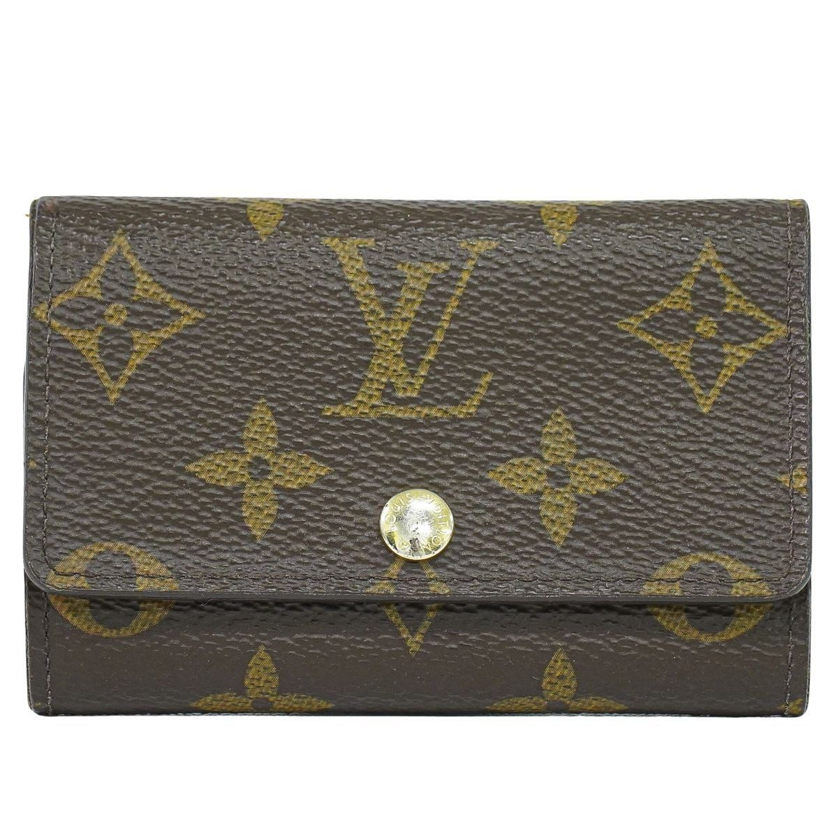 Louis Vuitton LV Multicles 6 Monogram Key Case 6 Rows Brown Key Holder