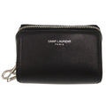 Saint Laurent Paris 2-Way Neck Strap Fragment Zip Box Silver Shoulder Bag