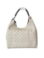 Louis Vuitton Monogram Carmel Hobo Mahina Leather Shoulder Tote Bag