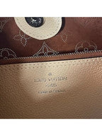Louis Vuitton Monogram Carmel Hobo Mahina Leather Shoulder Tote Bag