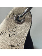 Louis Vuitton Monogram Carmel Hobo Mahina Leather Shoulder Tote Bag