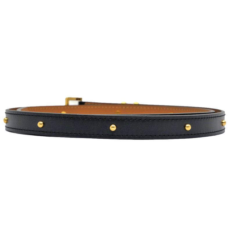 Hermes Belt Pop H Courte 15 80 cm Black Gold Hardware — view 4