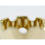 Hermes Scarf Ring Gold Plated Perforated — view 6