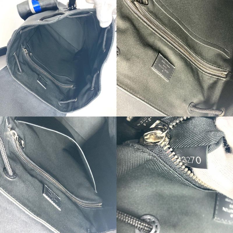 Louis Vuitton Backpack Christopher PM Damier Graphite Canvas Black — view 9