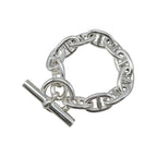 Hermes Bracelet Chaine D'ancre TGM B 011 AG 925 11 Frames Silver — view 2