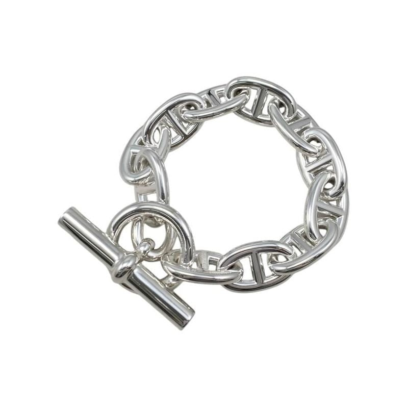 Hermes Bracelet Chaine D'ancre TGM B 011 AG 925 11 Frames Silver — view 2