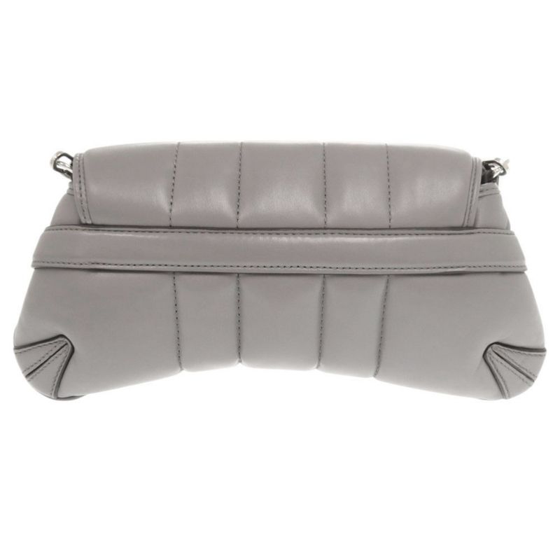 Gucci Horsebit Leather Gray Shoulder Bag 1515 — view 2