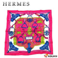Hermes Scarf Carre 70 Etriers Stirrup Pattern Vintage Antique Aq8177