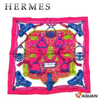Hermes Scarf Carre 70 Etriers Stirrup Pattern Vintage Antique Aq8177