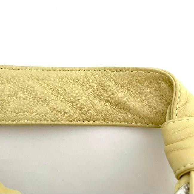 Loewe Handbag Yellow Anagram Leather Suede — view 2