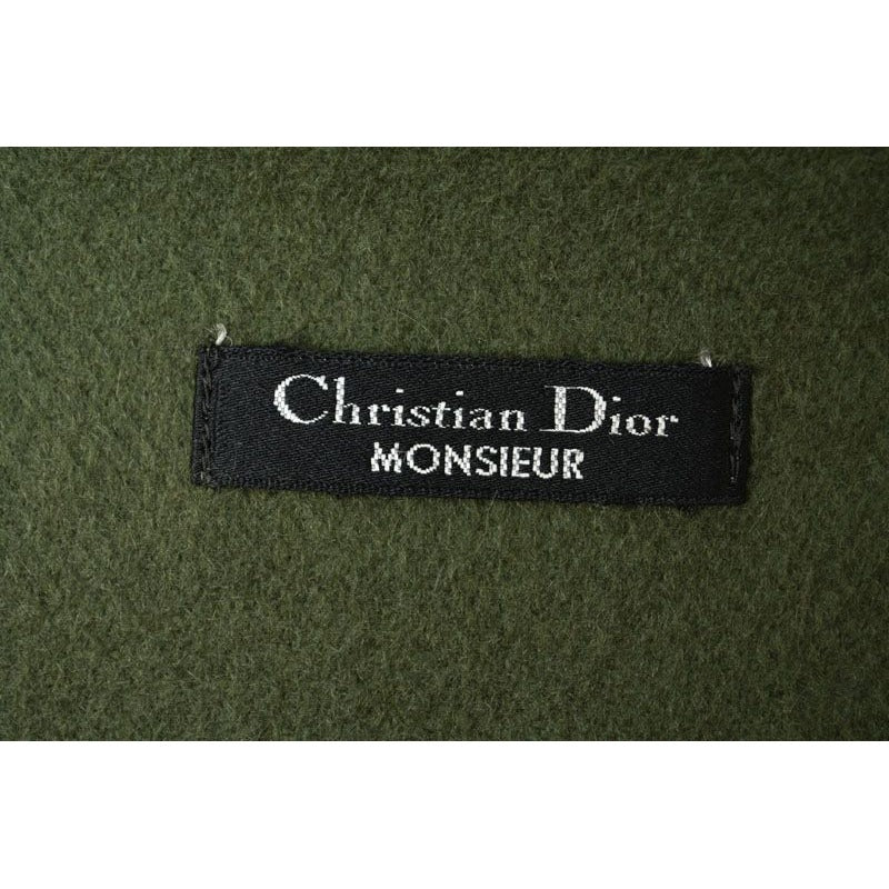 Dior Scarf Vintage Winter Wool Moss Green — view 3