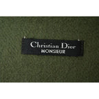 Dior Scarf Vintage Winter Wool Moss Green — view 3