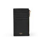 Celine Coin Case Card Holder Compact with Zip Fragment — view 2