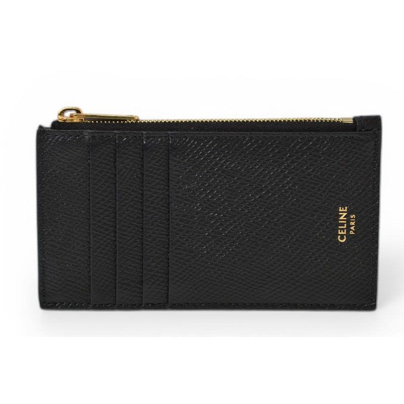 Celine Coin Case Card Holder Compact with Zip Fragment