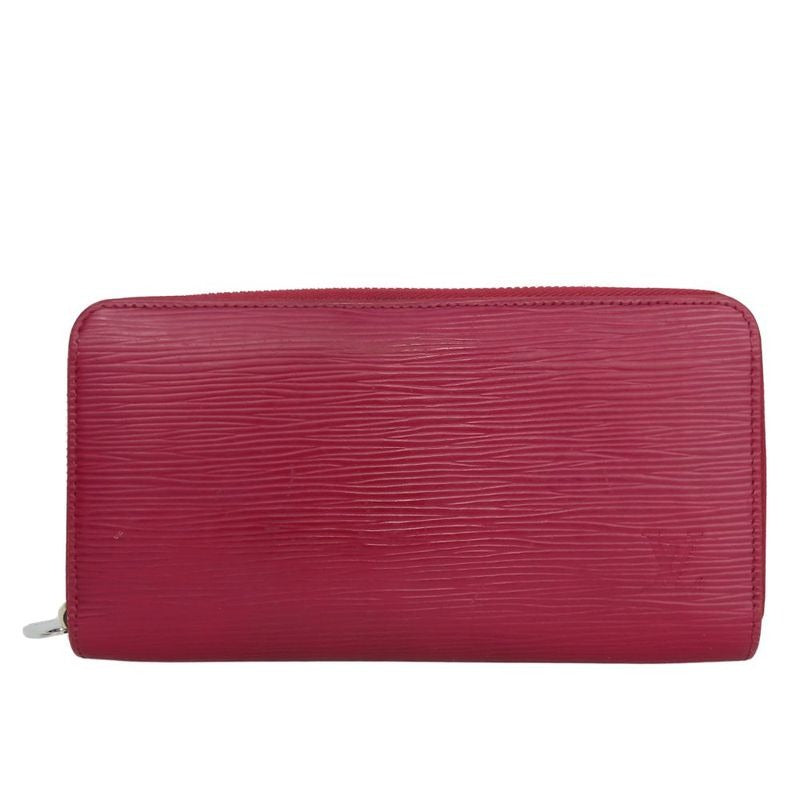 Louis Vuitton Long Wallet Zippy Epi Leather Fuchsia Bordeaux