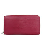 Louis Vuitton Long Wallet Zippy Epi Leather Fuchsia Bordeaux