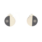 Chanel Earrings CC Logo Stainless Steel