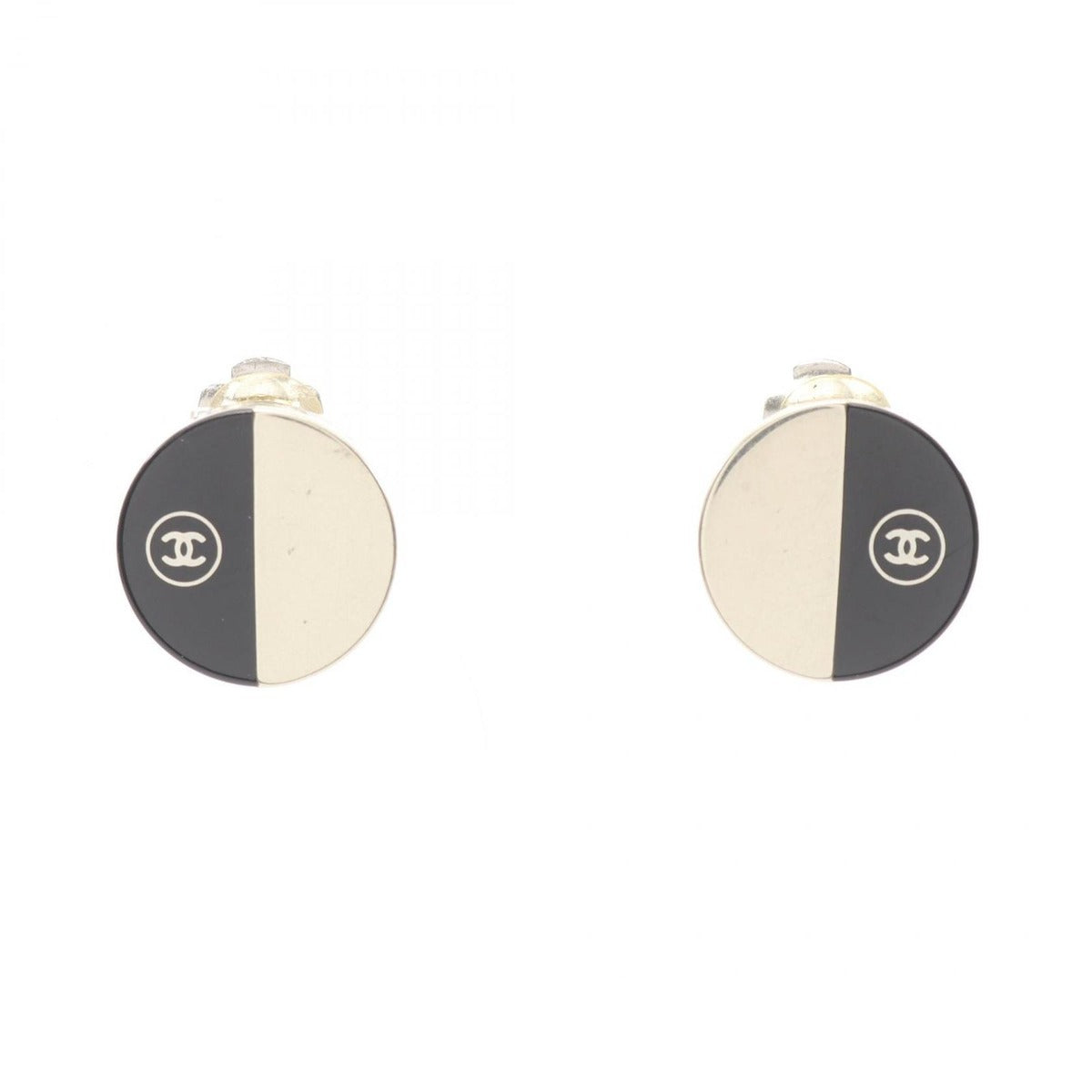 Chanel Earrings CC Logo Stainless Steel