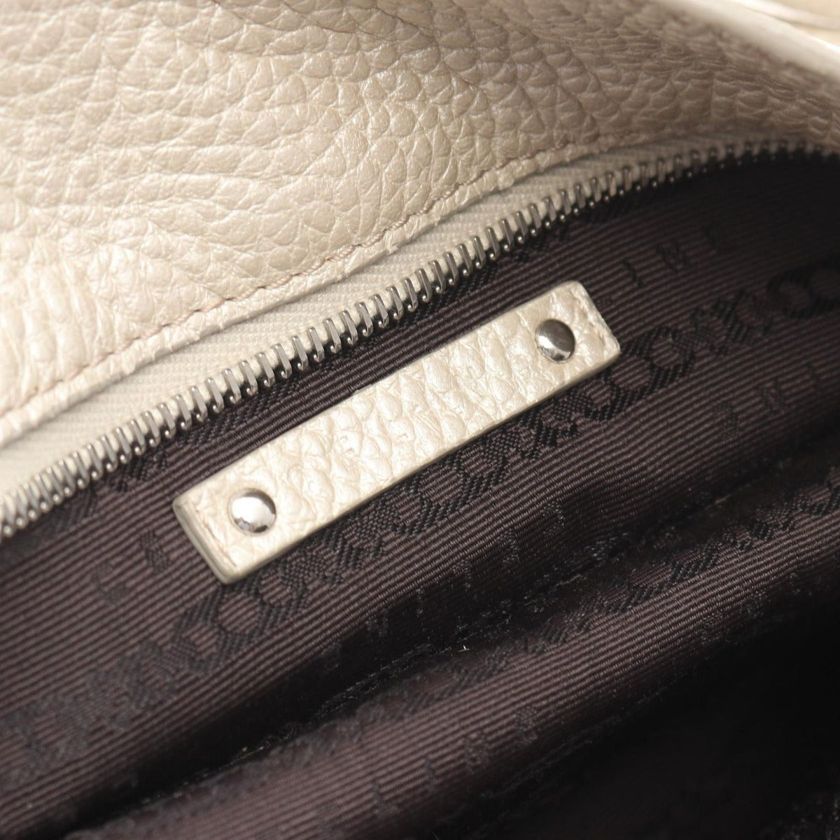 Celine Handbag Bittersweet Silver Leather — view 4