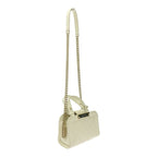 Chanel Quilted Leather Click Label Shoulder Bag White — view 2