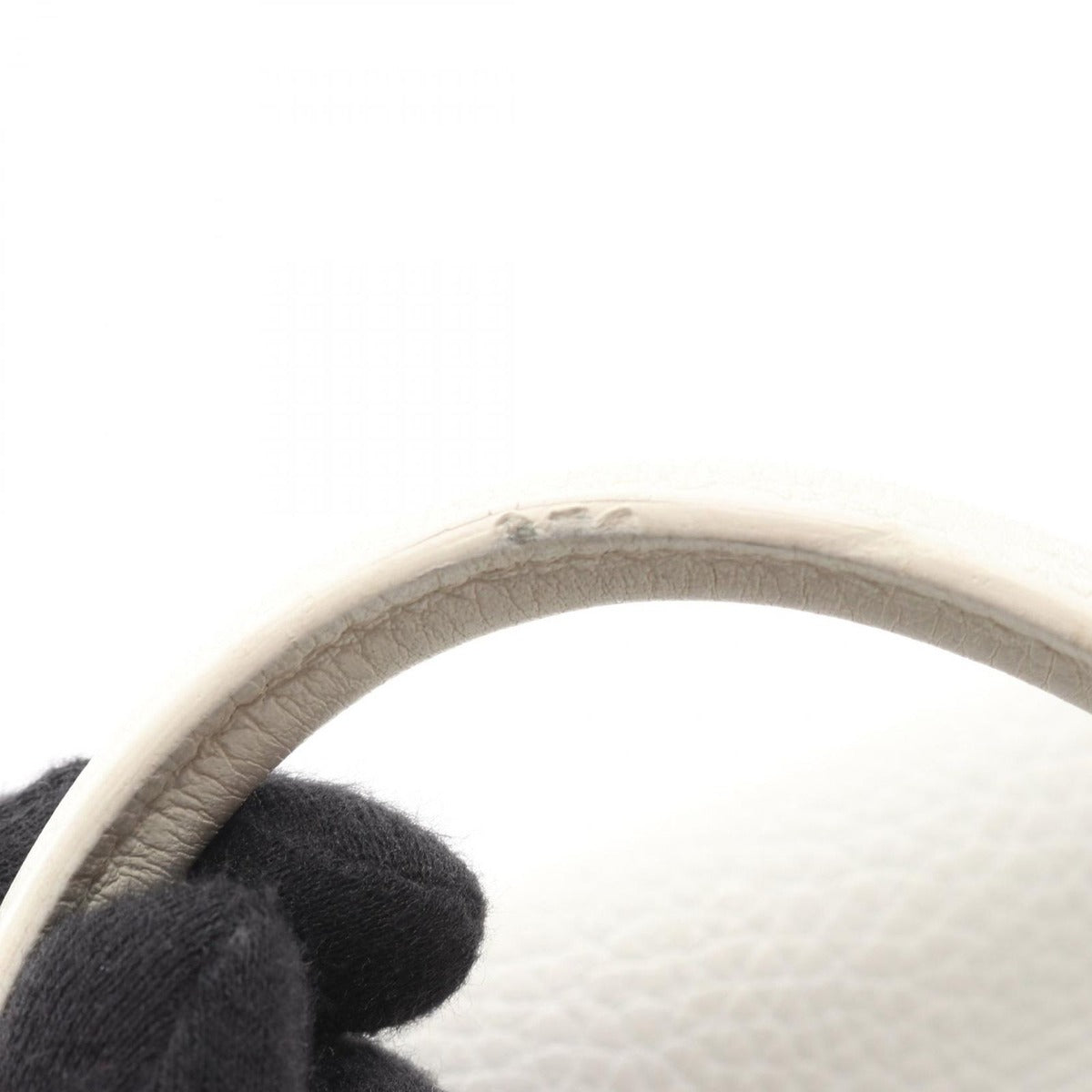 Hermes Handbag Bolide 35 White Leather Suit B — view 8