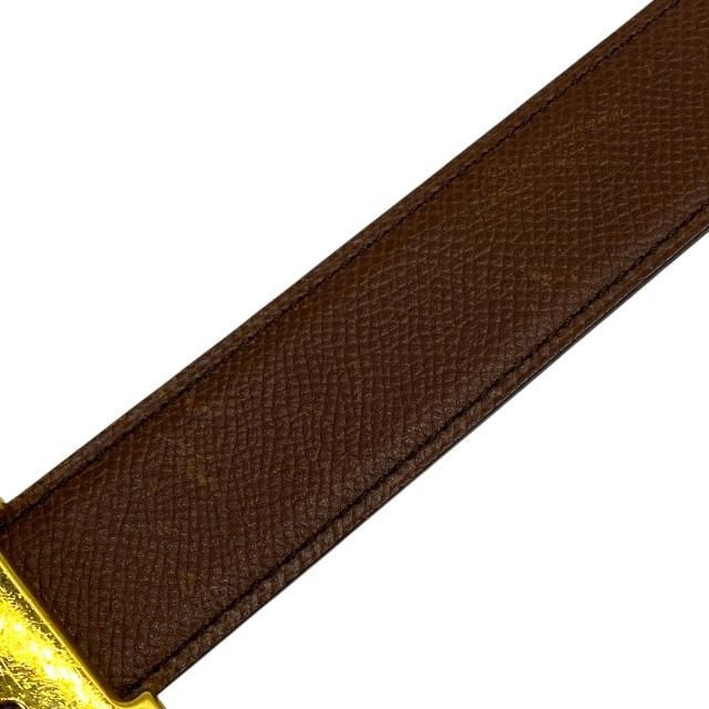 Hermes Constance Belt Accessories Small Leather Brown Green Marked — view 5