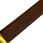 Hermes Constance Belt Accessories Small Leather Brown Green Marked — view 5
