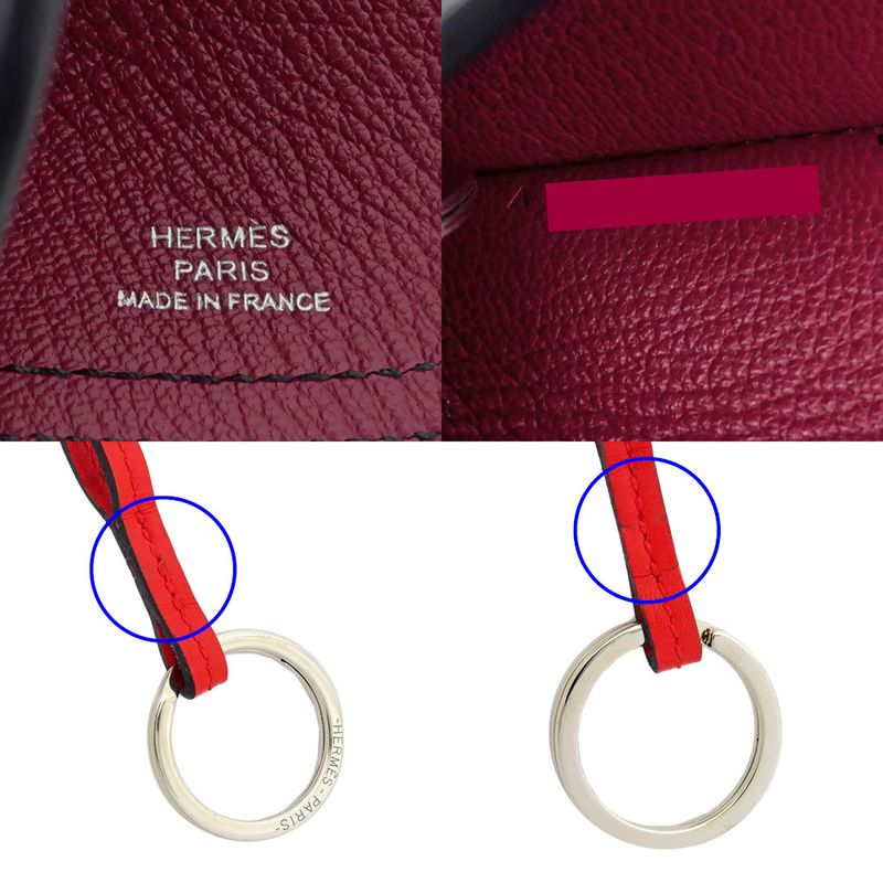 Hermes Camaille Bag Charm Blue-zanzibar Orange Poppy Blue-type — view 7