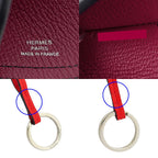 Hermes Camaille Bag Charm Blue-zanzibar Orange Poppy Blue-type — view 7