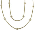 Chanel Coco Mark Long Necklace Gold Abe260 Accessories