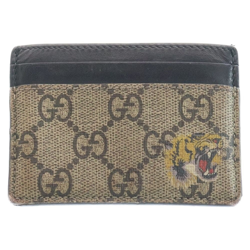 Gucci GG Supreme Taiga Card Case — view 2