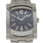 Bvlgari Ashoma Stainless Steel Silver Automatic Winding Analog Display Watch