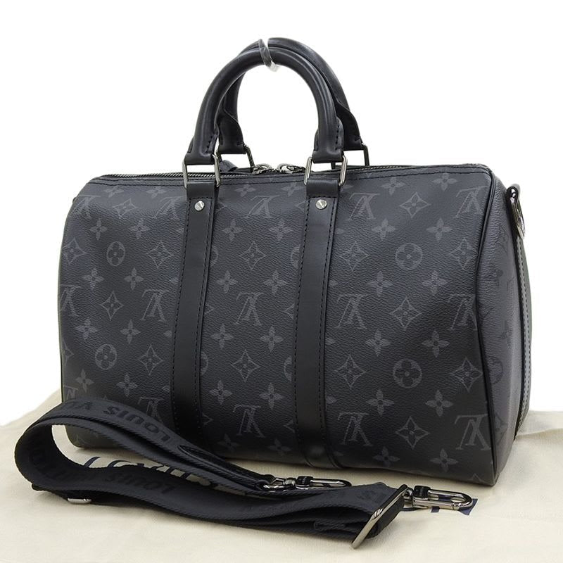 Louis Vuitton Monogram Eclipse Keepall Bandouliere 35 Shoulder Bag — view 2