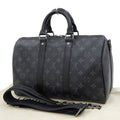 Louis Vuitton Monogram Eclipse Keepall Bandouliere 35 Shoulder Bag