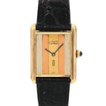 Cartier Must Tank Vermeil Trinity Vintage Watch Hand Wound