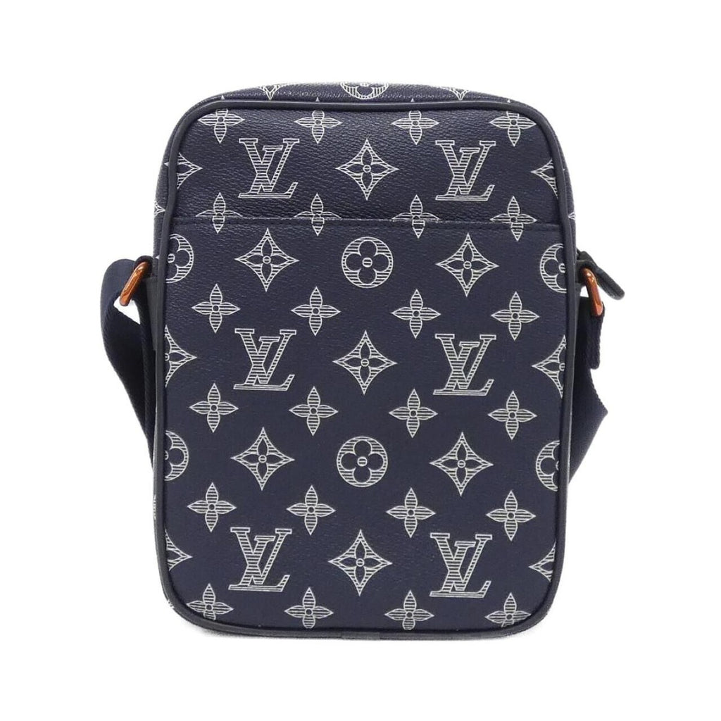 Louis Vuitton Monogram Ink Danube Shoulder Bag Bleu Marine — view 2