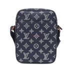 Louis Vuitton Monogram Ink Danube Shoulder Bag Bleu Marine — view 2