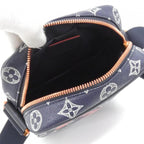Louis Vuitton Monogram Ink Danube Shoulder Bag Bleu Marine — view 5