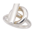 Hermes Echappee MM Silver 49 Ring