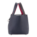 Hermes Picotin Lock 18 PM Kazak 2 Hand Bag Taurillon Clemence Blue Nuit